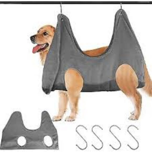 NEW Pet Grooming Hammock Restraint Towel Bag Cat Dog Hammock Helper-SMALL - Picture 2 of 9